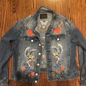 BlankNYC Embroidered Jean Jacket